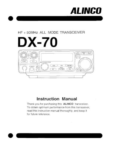 alinco dx70 service manual pdf